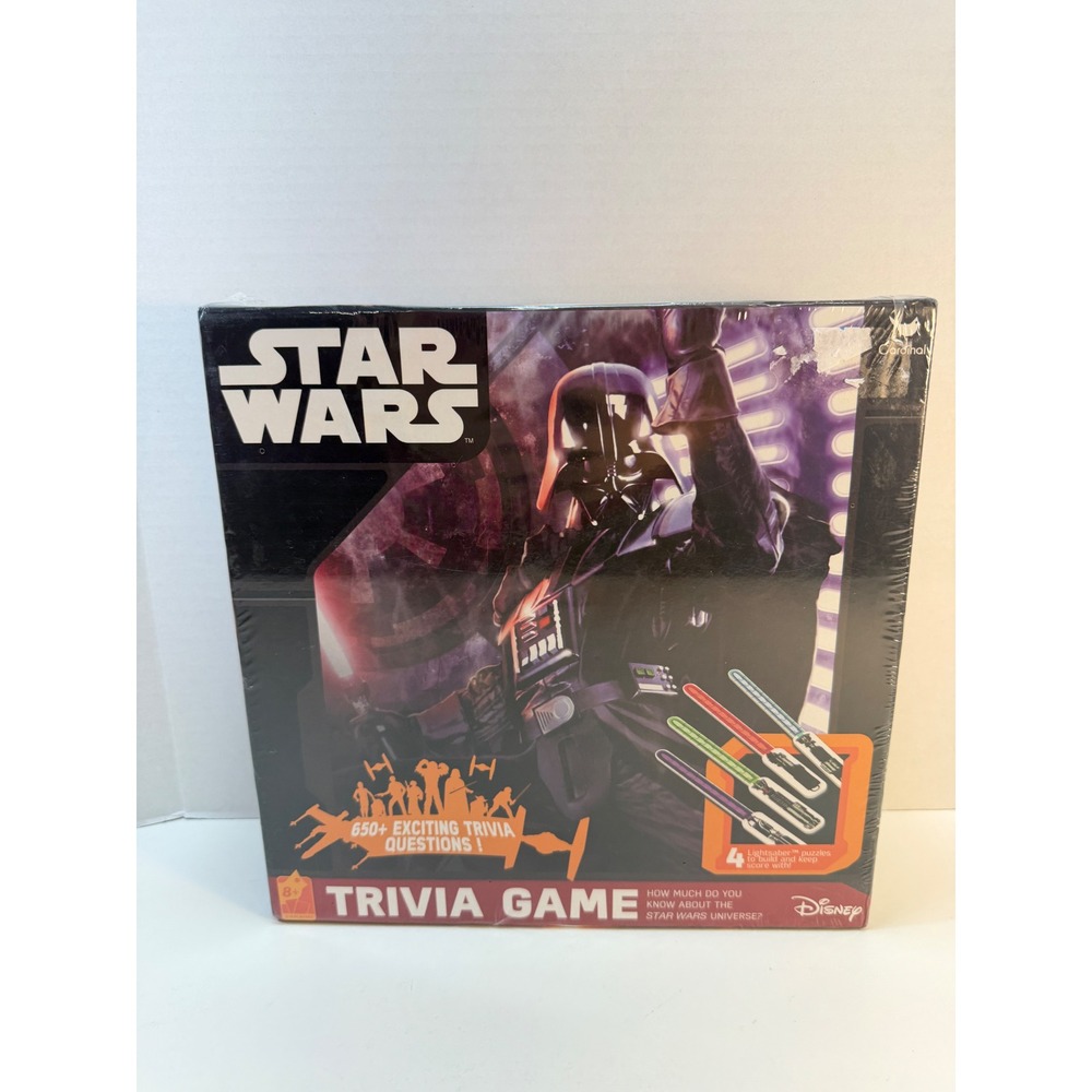 Disney Star Wars Universe Trivia Game Black 650+ Questions Cardinal New